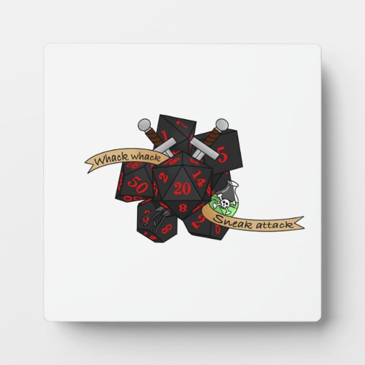 Rogue Dice Design Fotoplaat (Voorkant)