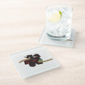 Rogue Dice Design Glazen Onderzetter (Schuin)