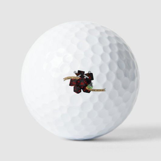 Rogue Dice Design Golfballen (Voorkant)
