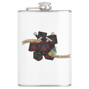 Rogue Dice Design Heupfles