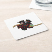 Rogue Dice Design Kartonnen Onderzetters (Schuin)