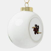 Rogue Dice Design Keramische Bal Ornament (Links)