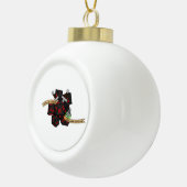 Rogue Dice Design Keramische Bal Ornament (Rechts)