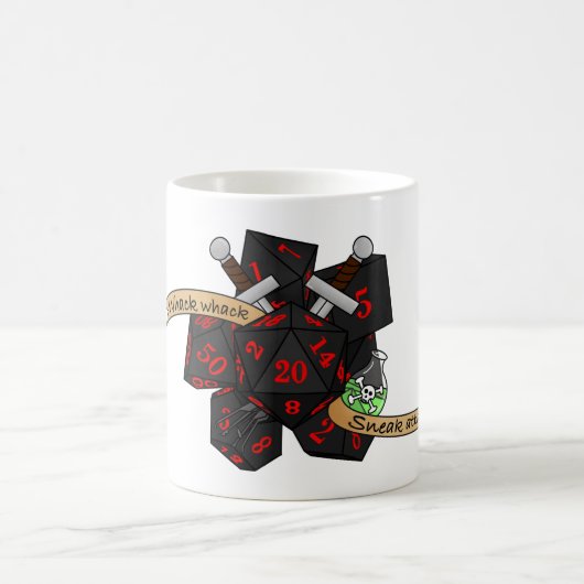 Rogue Dice Design Koffiemok (Center)