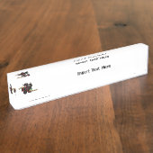Rogue Dice Design Naambordje (Zijkant)
