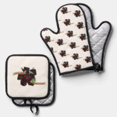 Rogue Dice Design Ovenwant & Pannenlap Set (Voorkant / Achterkant)