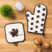 Rogue Dice Design Ovenwant & Pannenlap Set (Top down)