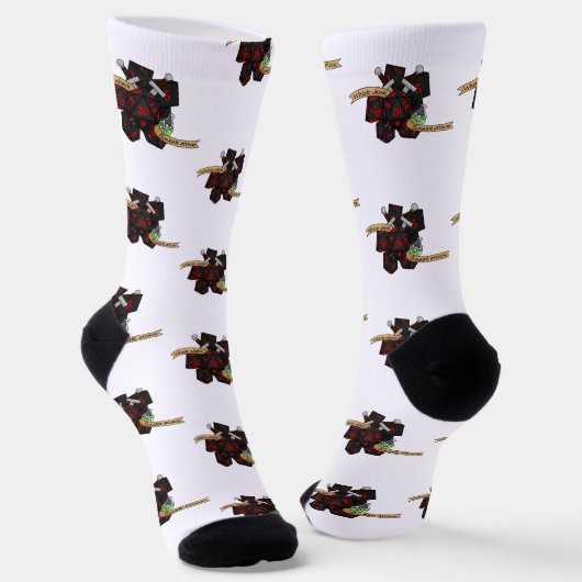 Rogue Dice Design Sokken (Gebogen)
