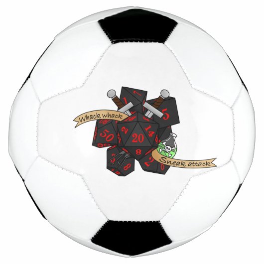 Rogue Dice Design Voetbal (Voorkant)