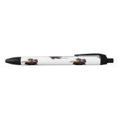 Rogue Dice Design Zwarte Inkt Pen (Bovenkant)