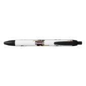 Rogue Dice Design Zwarte Inkt Pen (Achterkant)