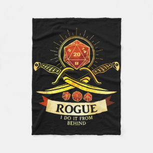 Rogue Fantasy Gamer Rpg Cl Fleece Deken