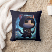 Rogue Feline Fantasy Avontuur Kussen (Deken)