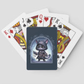 Rogue Feline Fantasy Avontuur Pokerkaarten (Achterkant)