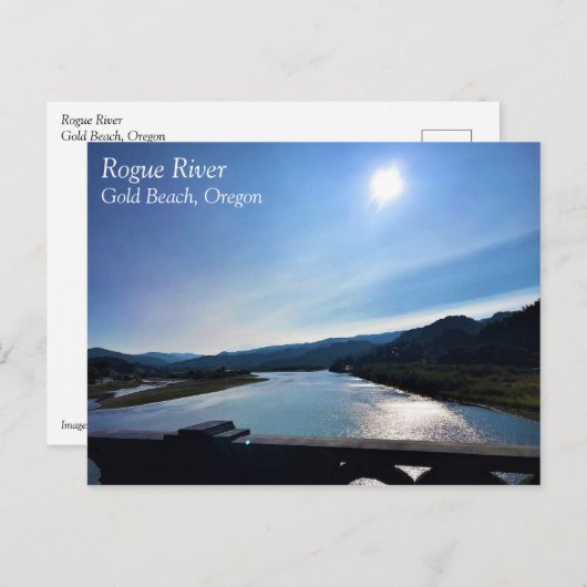 Rogue, Oregon Briefkaart (Voorkant / Achterkant)