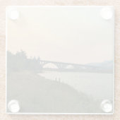 Rogue, Oregon Glazen Onderzetter (Achterkant)