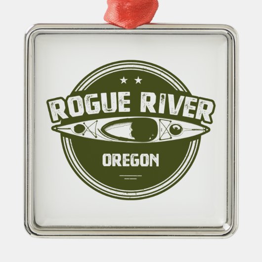 Rogue, Oregon Metalen Ornament (Voorkant)
