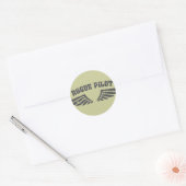 Rogue Pilot Wings Ronde Sticker (Envelop)