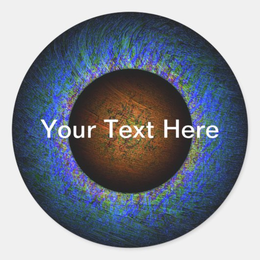 Rogue Planet -  Ronde Sticker (Voorkant)