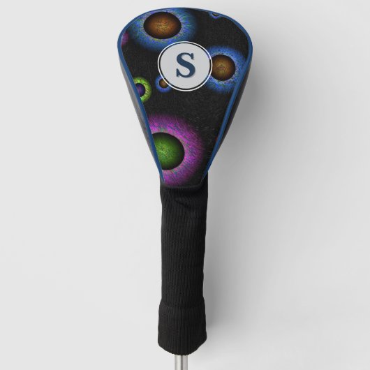 Rogue planets monogram golfheadcover (Voorkant)