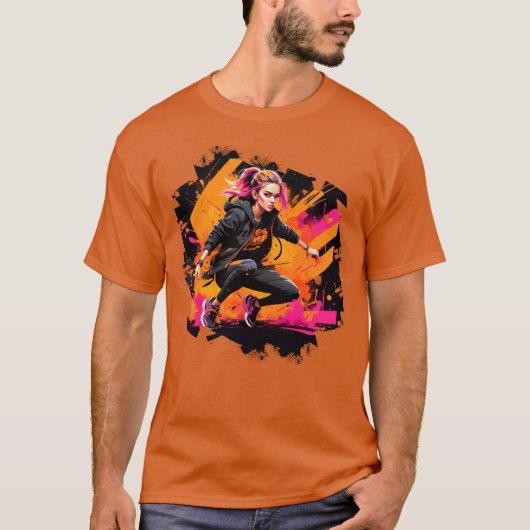 Rogue Pulse: Rebel Vibes T-shirt (Voorkant)