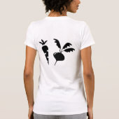 Rogue Radish Boerderij Bella Canvas T-shirt (Achterkant)