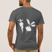 Rogue Radish Boerderij Canvas T-shirt met Mannen (Achterkant)