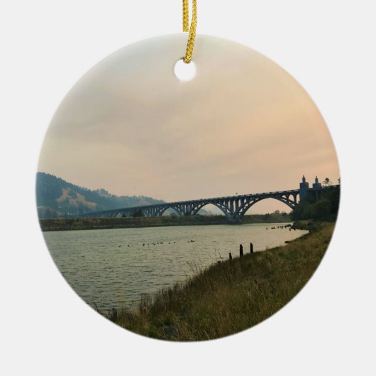 Rogue River, OR Keramisch Ornament (Voorkant)