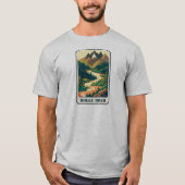 Rogue River Oregon Kleuren T-shirt (Voorkant)