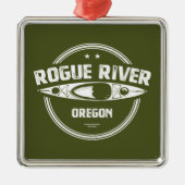 Rogue River, Oregon Metalen Ornament (Voorkant)