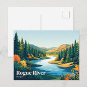 Rogue River VS Briefkaart (Voorkant / Achterkant)