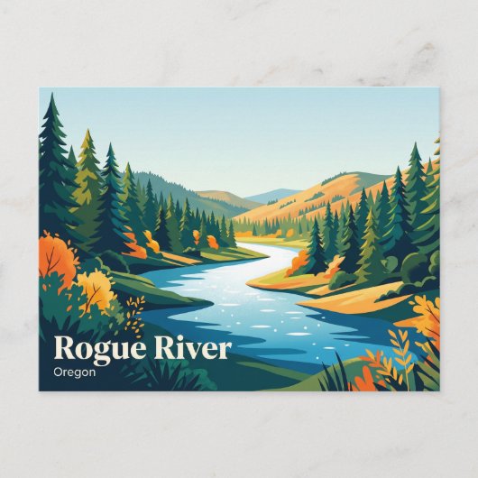 Rogue River VS Briefkaart (Voorkant)