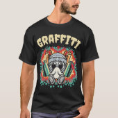 ROGUE SKULL GRAFFITI TATTOO ART T-SHIRT (Voorkant)