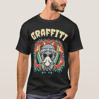 ROGUE SKULL GRAFFITI TATTOO ART T-SHIRT