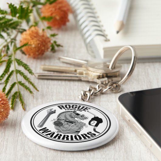 Rogue Warrior B&W Sleutelhanger (Zijkant)