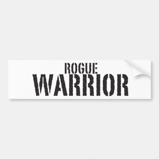 Rogue Warrior Bumperstickers (Voorkant)