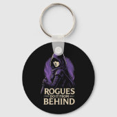Rogues Do It From Behind Funny Rpg Tabletop Gaming Sleutelhanger (Voorkant)