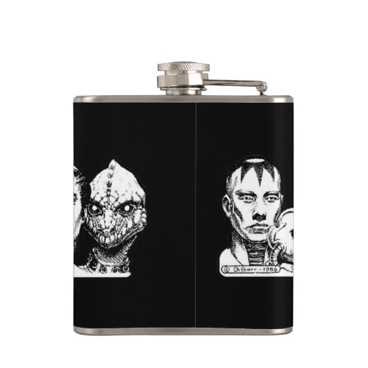 Rogue's galerijfles heupfles (Achterkant)