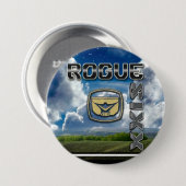 roguish knop ronde button 7,6 cm (Voorkant /achterkant)