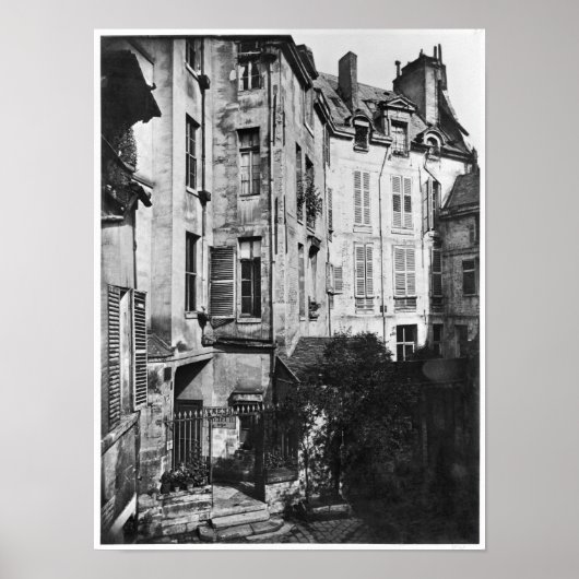 Rohan courtyard, Parijs, 1858-78 Poster (Voorkant)