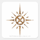 Rohan Crest Vierkante Sticker (Voorkant)