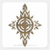 Rohan Crest Vierkante Sticker (Voorkant)
