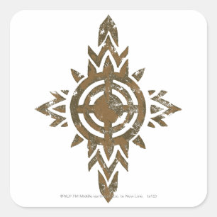 Rohan Crest Vierkante Sticker