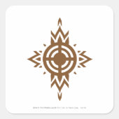 Rohan Crest Vierkante Sticker (Voorkant)