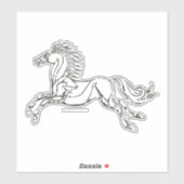 Rohan Horse Symbol Sticker (Vel)