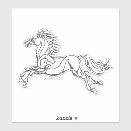 Rohan Horse Symbol Sticker (Vel)