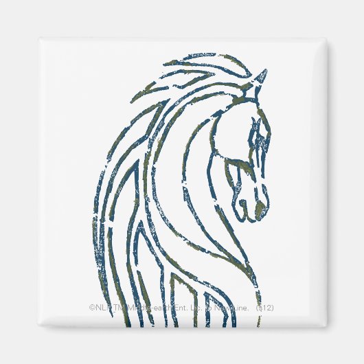 Rohan Kings Hall Banner Magneet (Voorkant)