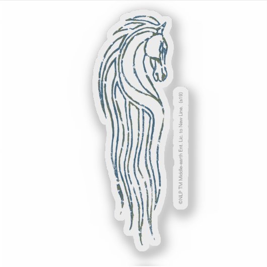 Rohan Kings Hall Banner Sticker (Voorkant)