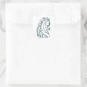 Rohan Kings Hall Banner Vierkante Sticker (Tas)