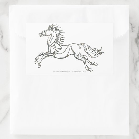 Rohan Symbol Rechthoekige Sticker (Tas)